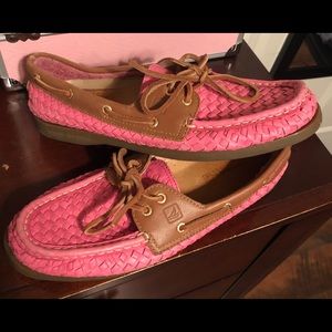 Pink Sperrys